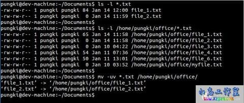 Linux：mv 命令的10个实用例子