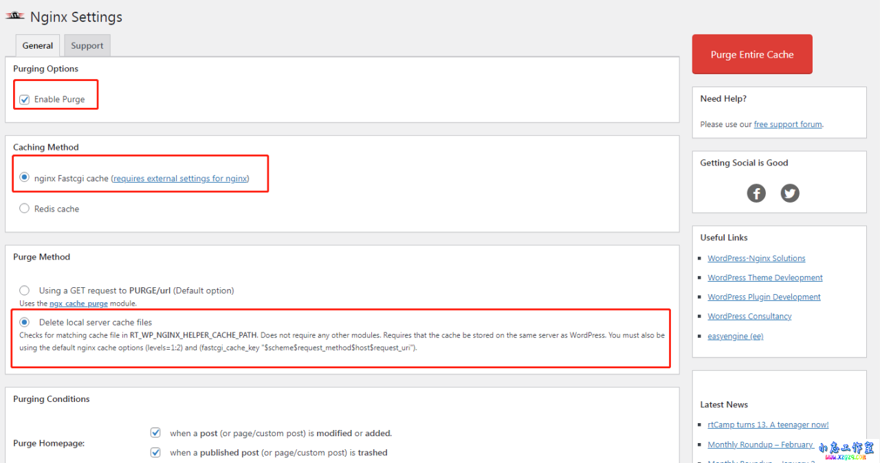 WordPress开启Nginx fastcgi_cache缓存加速方法-宝塔面板