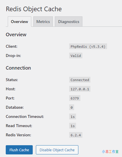 实现一台服务器下多wordpress站点共同开启redis缓存